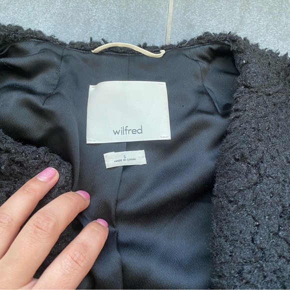 Wilfred By Aritzia Laboratoire Teddy Sherpa Coat Size S - Picture 4 of 7